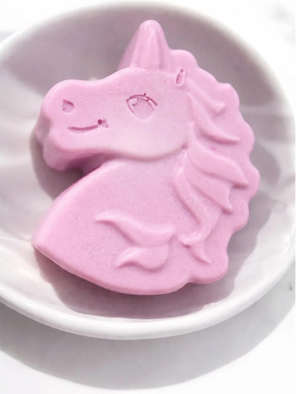 Cherry blossom soap handmade Purple Unicorn 3x2in 6oz shea butter